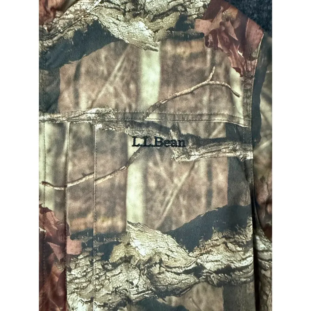 L.L.Bean Break Up Infinity Camo Hunting Coveralls Small Regular Full Zip